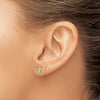 Diamond Initial Earrings