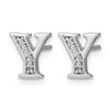 Diamond Initial Earrings
