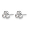 Gold Diamond Post Earrings