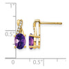 Gemstone and Diamond Earrings