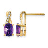 Gemstone and Diamond Earrings
