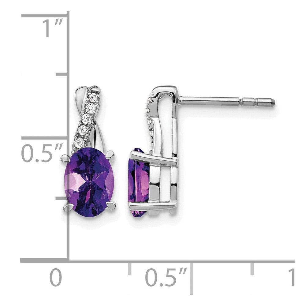 Gemstone and Diamond Earrings