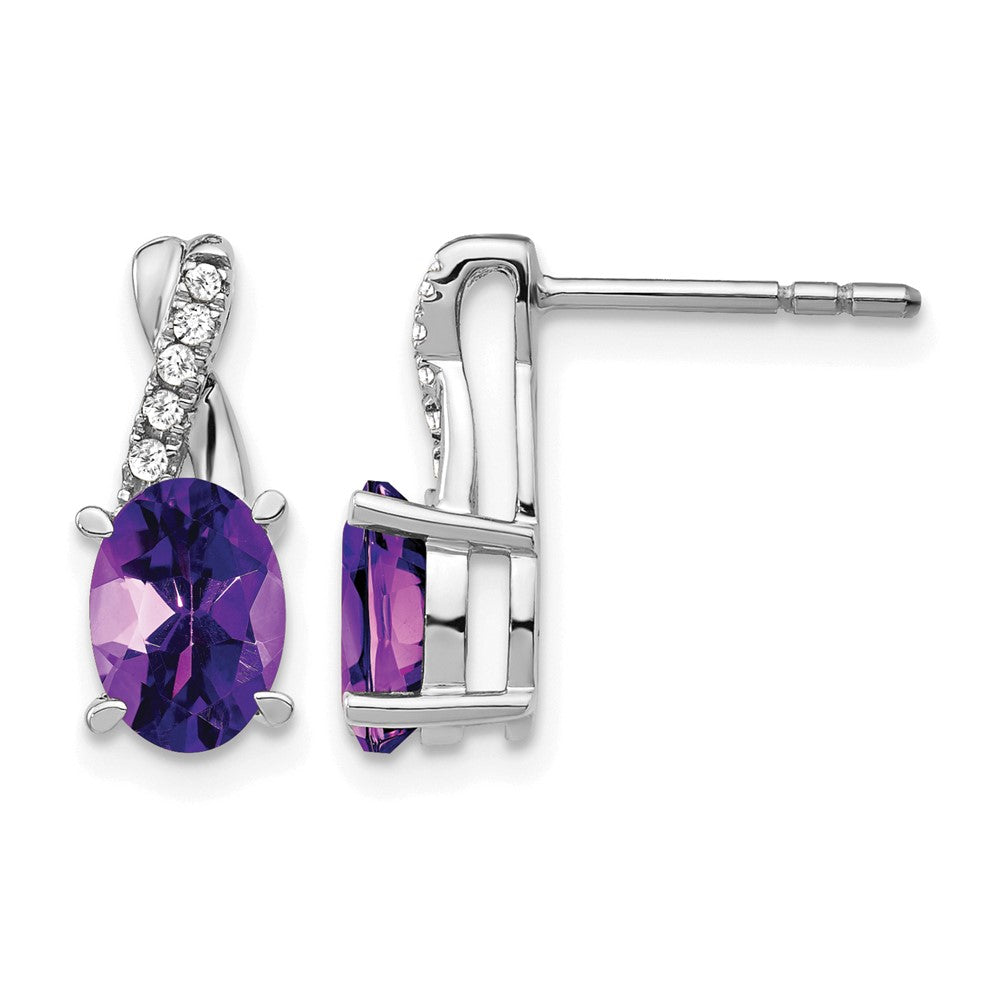 Gemstone and Diamond Earrings
