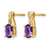 Gemstone and Diamond Earrings