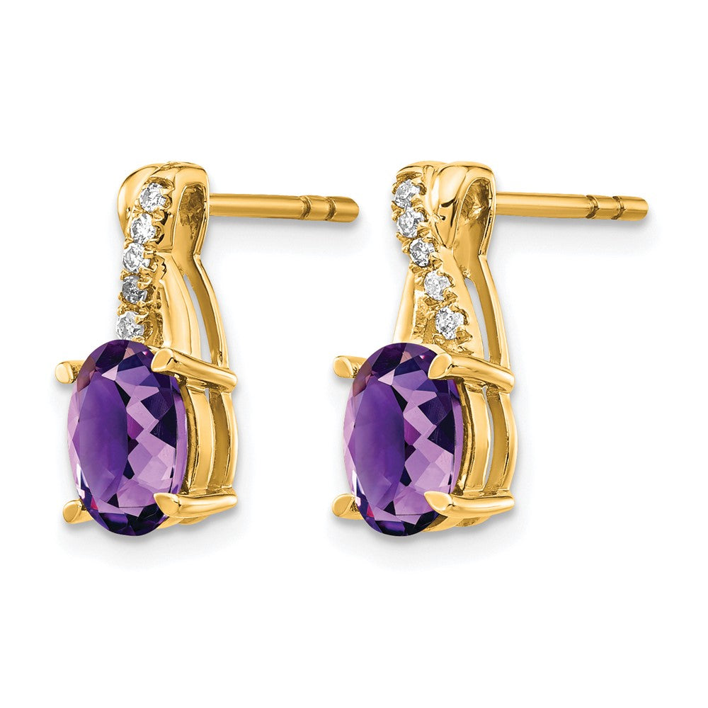 Gemstone and Diamond Earrings
