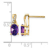 Gemstone and Diamond Earrings