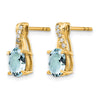 Gemstone and Diamond Earrings