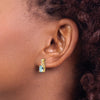 Gemstone and Diamond Earrings