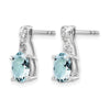 Gemstone and Diamond Earrings