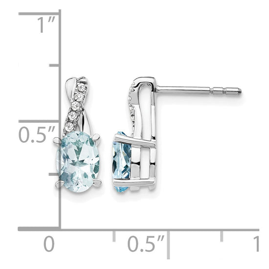 Gemstone and Diamond Earrings