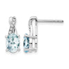 Gemstone and Diamond Earrings