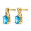 Gemstone and Diamond Earrings