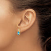 Gemstone and Diamond Earrings