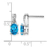 Gemstone and Diamond Earrings