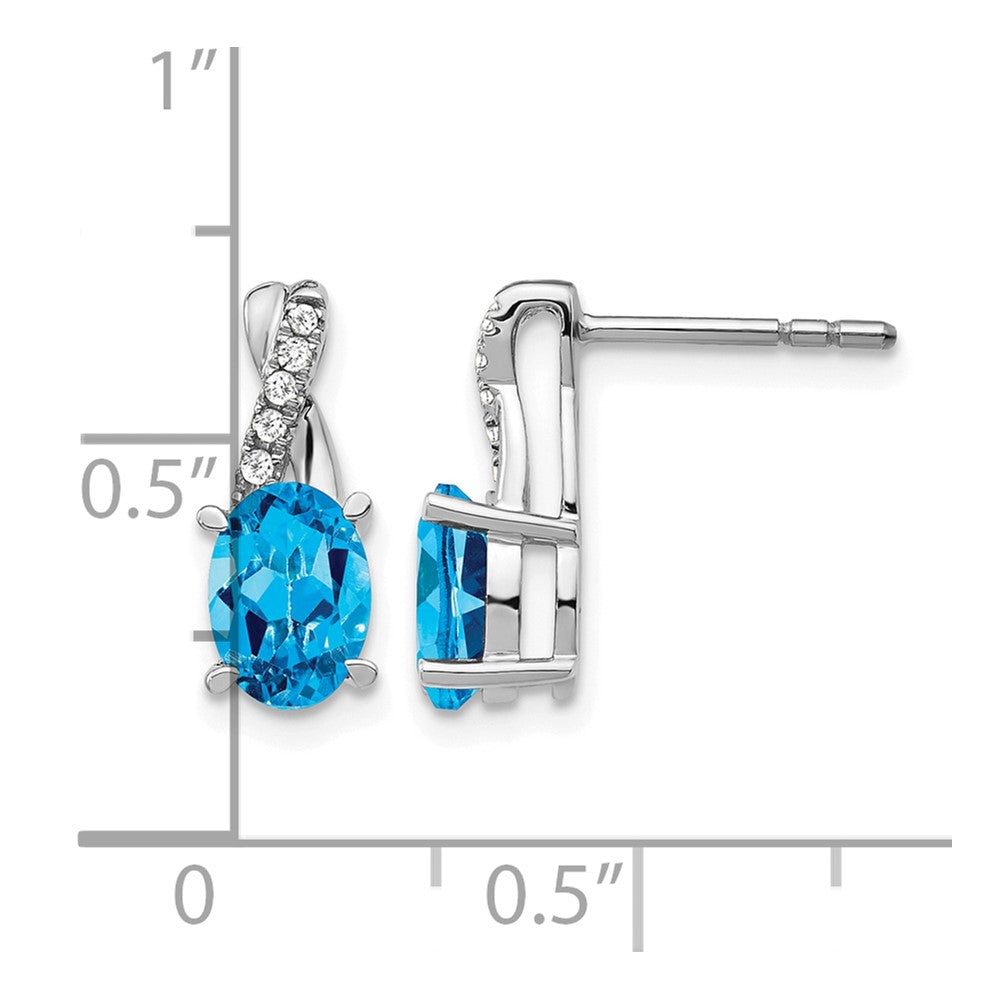 Gemstone and Diamond Earrings