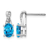Gemstone and Diamond Earrings