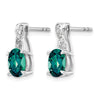 Gemstone and Diamond Earrings