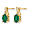 Gemstone and Diamond Earrings