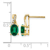 Gemstone and Diamond Earrings