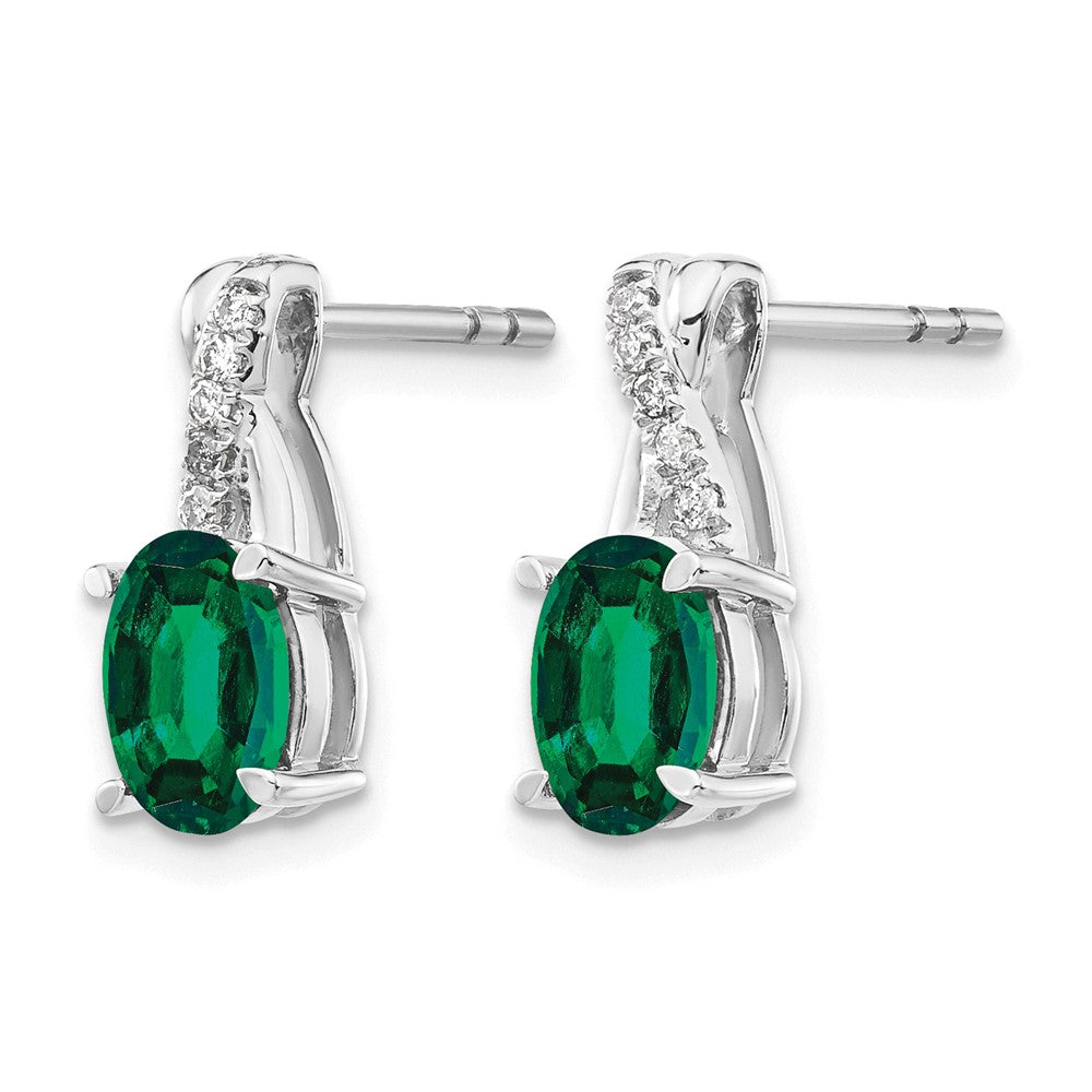 Gemstone and Diamond Earrings