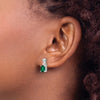 Gemstone and Diamond Earrings