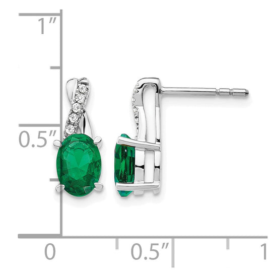 Gemstone and Diamond Earrings