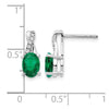 Gemstone and Diamond Earrings