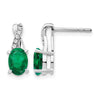 Gemstone and Diamond Earrings