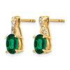 Gemstone and Diamond Earrings
