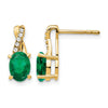 Gemstone and Diamond Earrings