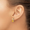 Gemstone and Diamond Earrings