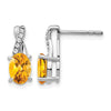 Gemstone and Diamond Earrings