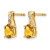 Gemstone and Diamond Earrings