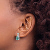 Gemstone and Diamond Earrings