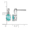Gemstone and Diamond Earrings