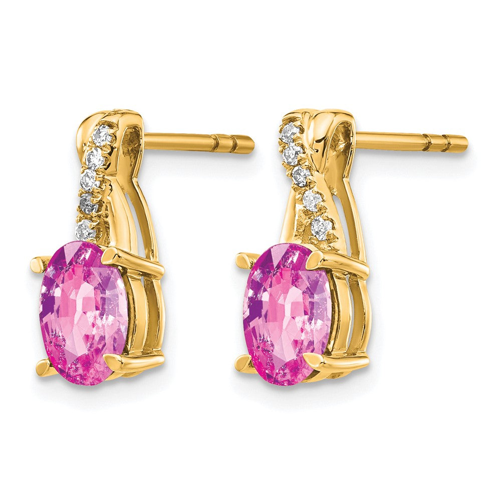 Gemstone and Diamond Earrings