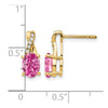 Gemstone and Diamond Earrings