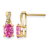 Gemstone and Diamond Earrings