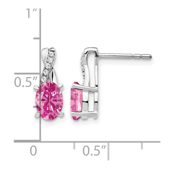 Gemstone and Diamond Earrings