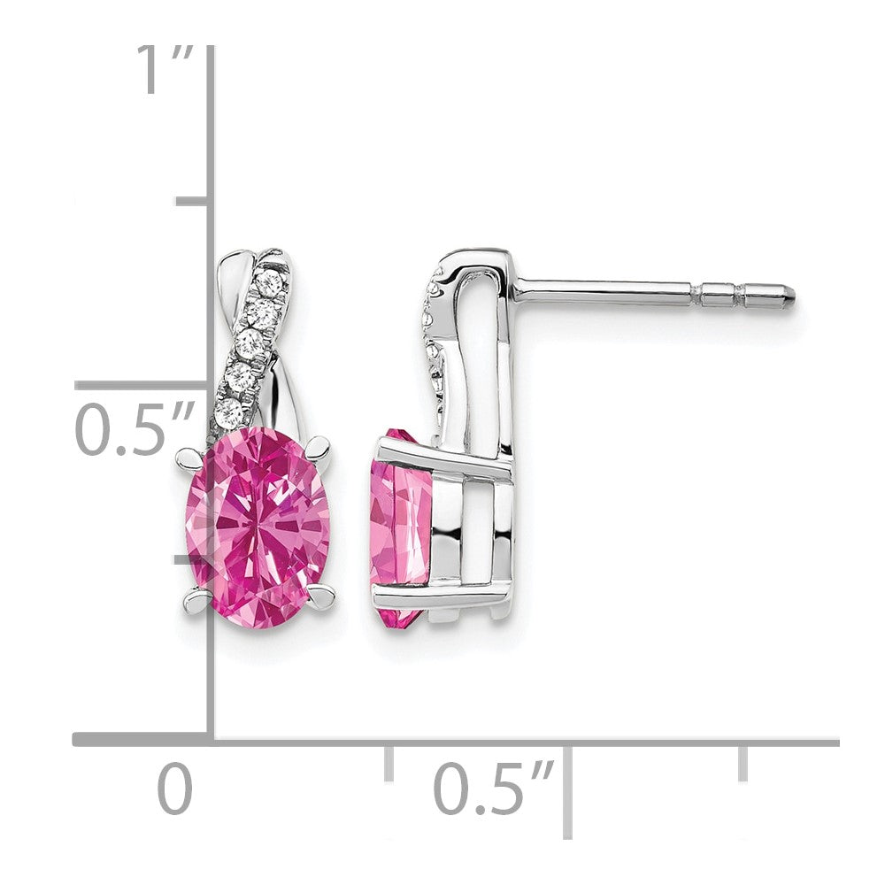 Gemstone and Diamond Earrings