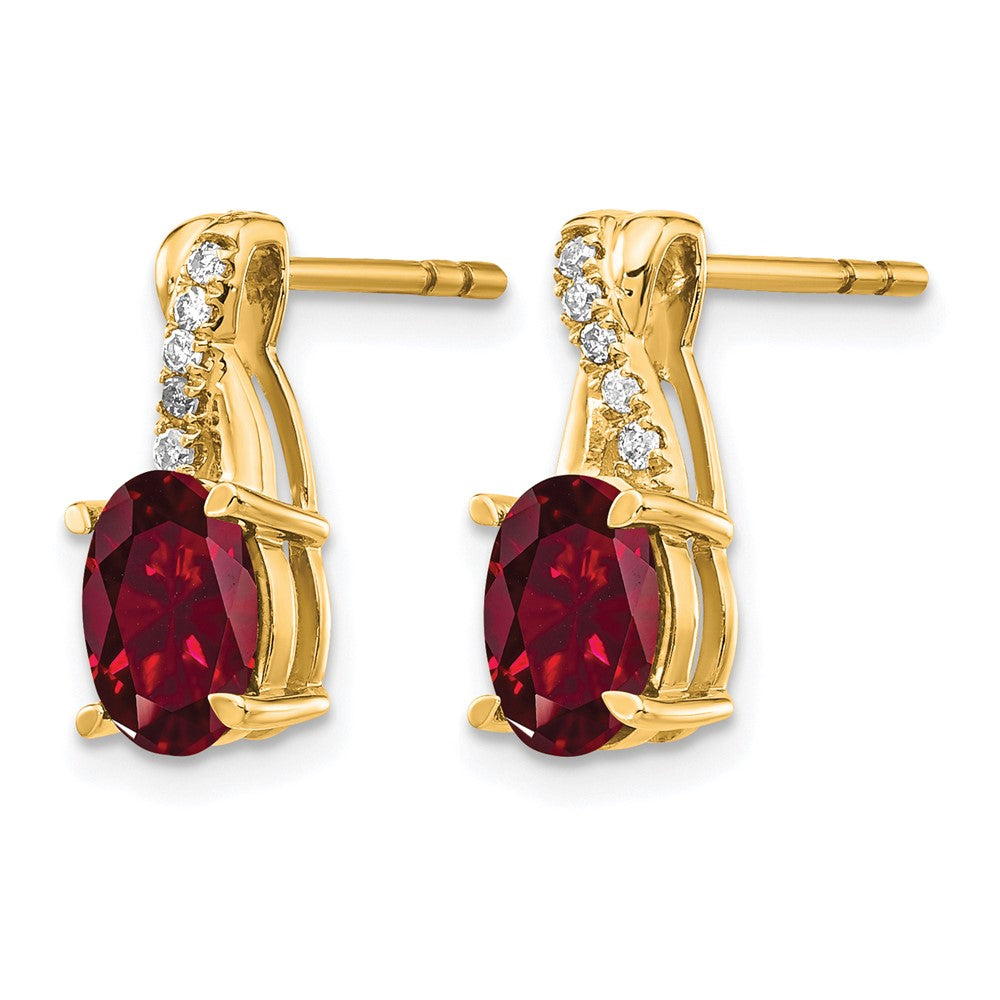 Gemstone and Diamond Earrings