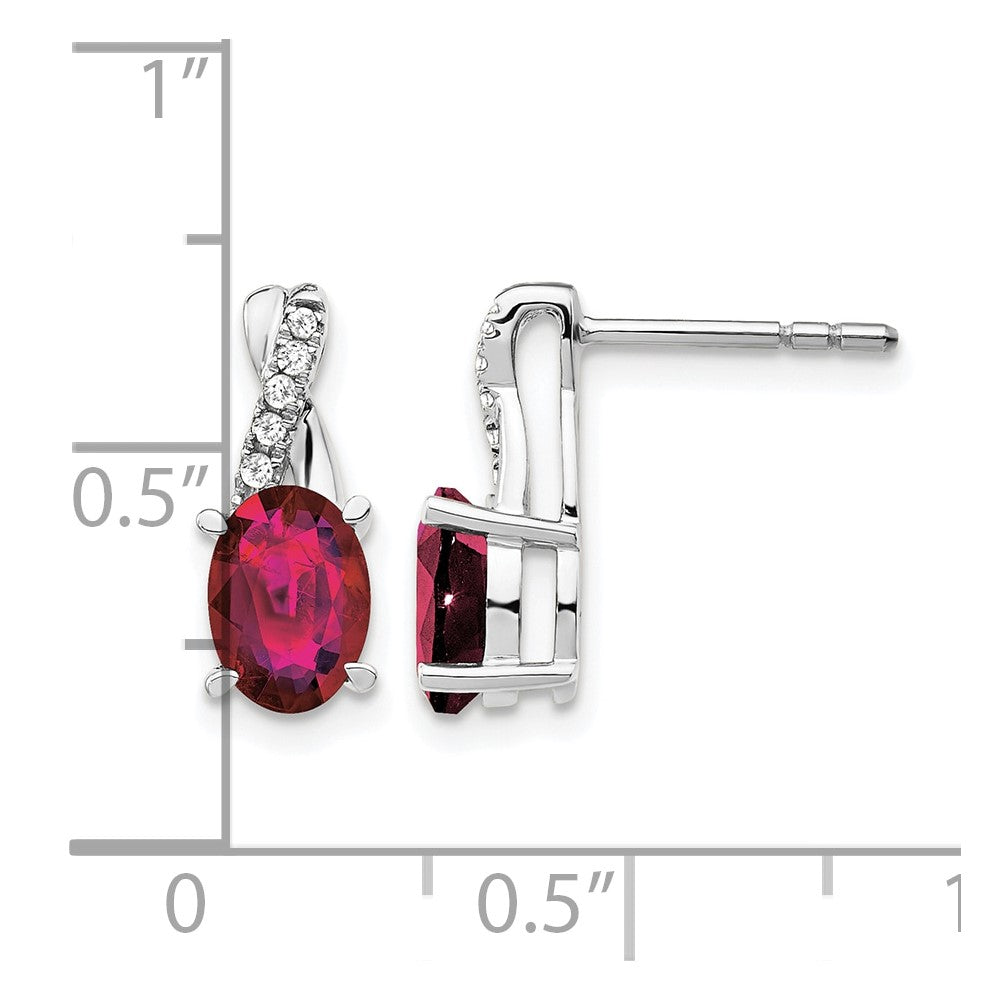 Gemstone and Diamond Earrings