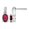 Gemstone and Diamond Earrings