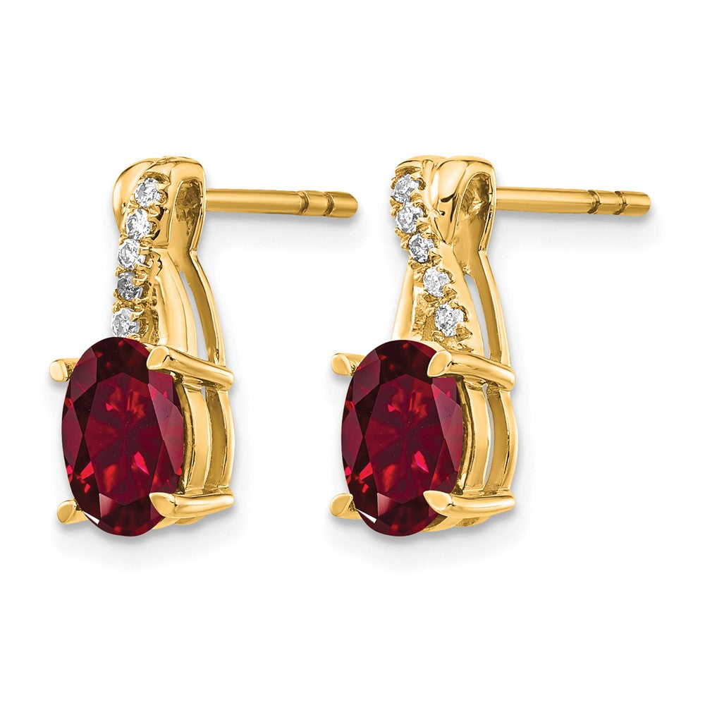 Gemstone and Diamond Earrings