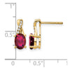 Gemstone and Diamond Earrings