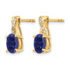 Gemstone and Diamond Earrings