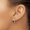 Gemstone and Diamond Earrings