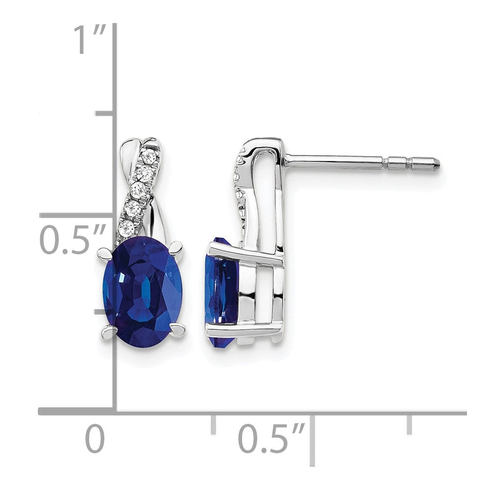 Gemstone and Diamond Earrings