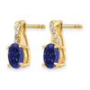 Gemstone and Diamond Earrings