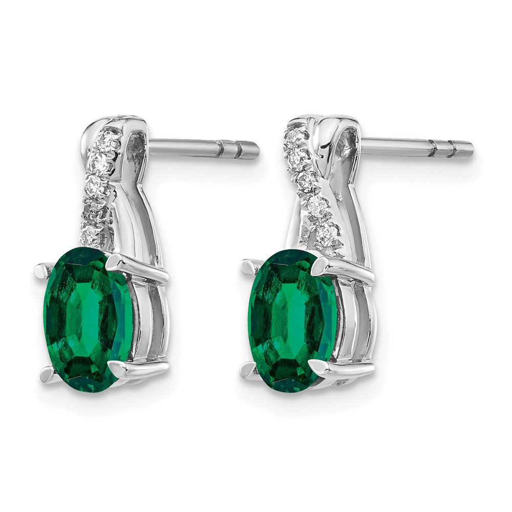 Gemstone and Diamond Earrings